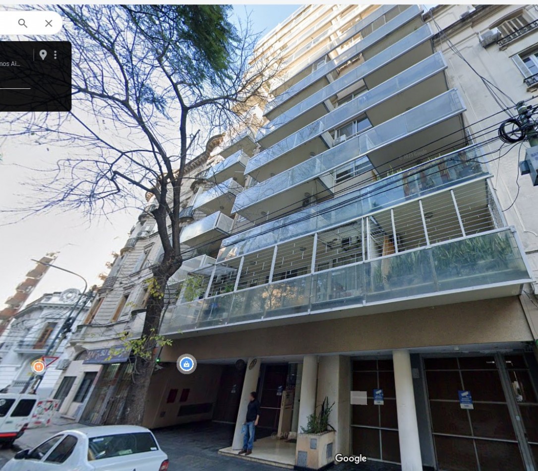 Recoleta Venta 3 ambientes 95 m2 grande y Luminoso al frente y balcon. Cochera 