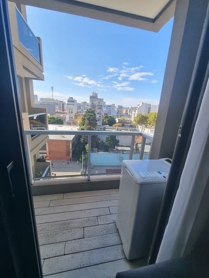 2 AMBIENTES NUEVO abasto Almagro venta al frente muy Luminoso 2 Balcones y Amenities