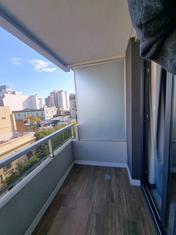 2 AMBIENTES NUEVO abasto Almagro venta al frente muy Luminoso 2 Balcones y Amenities