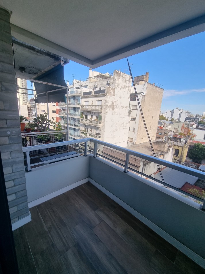 2 AMBIENTES NUEVO abasto Almagro venta al frente muy Luminoso 2 Balcones y Amenities