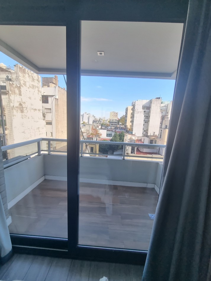 2 AMBIENTES NUEVO abasto Almagro venta al frente muy Luminoso 2 Balcones y Amenities