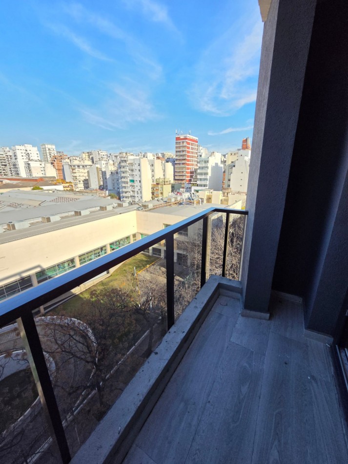 Y7A A estrenar Almagro V Crespo 2 ambientes 64 m2 DUPLEX al Frente con 2 balcones. Edificio doble frente en esquina de categoria y amenities. Entrega innmediata