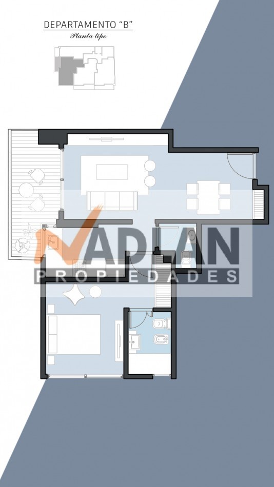 Almagro V Crespo 2 ambientes suite 55m2 Frente, balcon y toilette. M luminoso en esquina. emprendimiento categoria y amenities Junio 2026