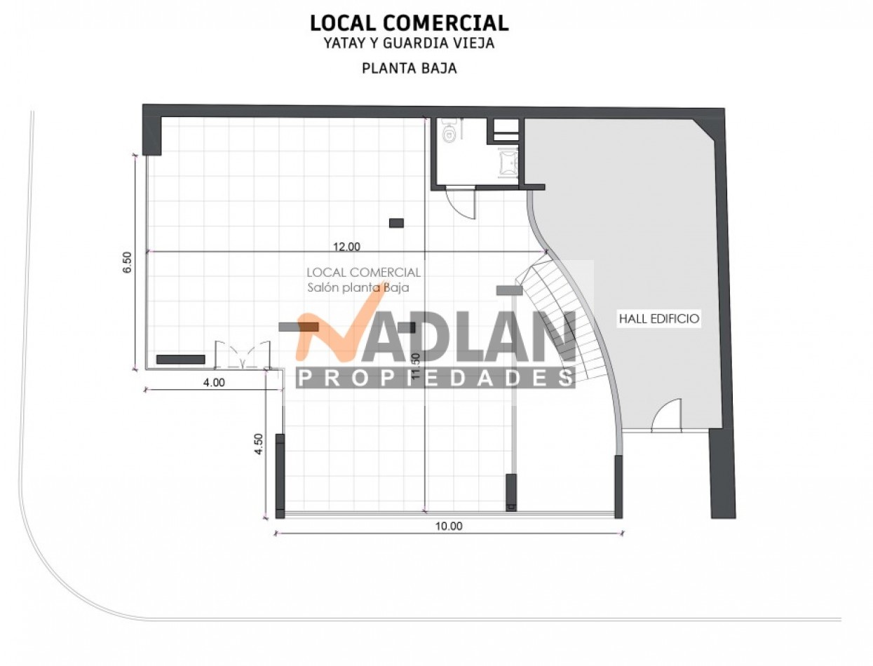 Almagro Preventa espectacular local en esquina 280 m2 doble apto todo destino ESTRENAR