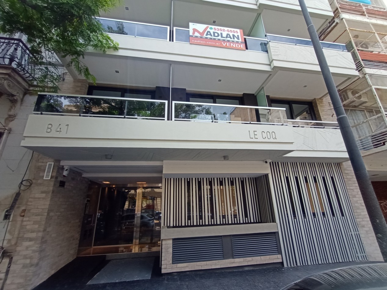 2 AMBIENTES NUEVO abasto Almagro venta al frente muy Luminoso 2 Balcones y Amenities