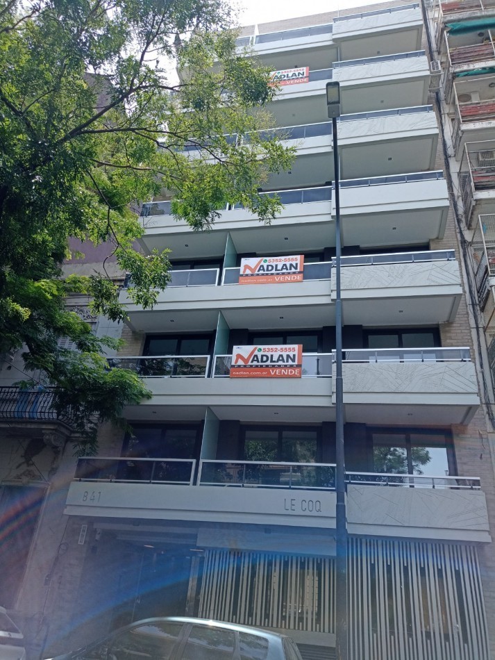 Almagro Abasto nuevo VENTA Monoambiente al frente muy Luminoso con Balcon y Amenities