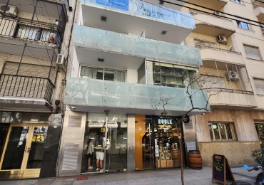 Alto Palermo alquiler monoambiente al frente muy luminoso con balcon Av Coronel Diaz amenties